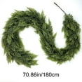 thumbnail image 3 of Christmas Garland, Artificial Pine Garland for Holiday Decoration, Bendable Green Garland for Fireplace Mantel Table Wall Decor, Realistic Christmas Greenery for Home Indoor Events and Parties, 3 of 9
