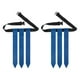 thumbnail image 3 of 2 cinturones de fútbol de bandera, cinturón de rugby, resistente al desgarro, multiusos, con banderas, juego de fútbol de bandera para juegos de rugby Azul, 3 of 10