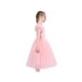 thumbnail image 4 of Girls Dress Pink Ruffle Tulle Birthday Party Elegant Formal Bridesmaid 10 Years, 4 of 8
