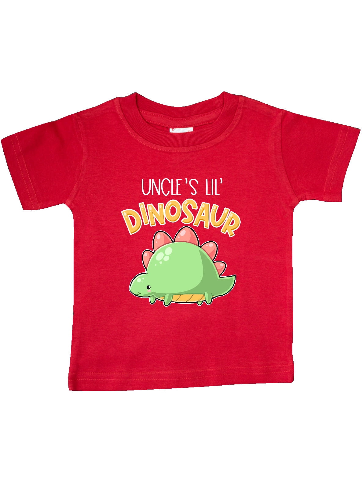 Inktastic Uncle's Lil' Dinosaur with Cute Stegosaurus Gift Baby Boy or