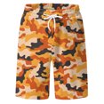 thumbnail image 4 of ZMHEGW Quick-Drying Shorts Men Board Shorts Camouflage Orange M, 4 of 4