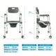 thumbnail image 4 of Silla Baño Premium Discapacitadoss Ducha Aluminio 3 en 1 Nanofort Adulto Ruedas Asiento 3 en 1, 4 of 8