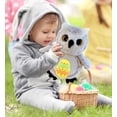 thumbnail image 7 of DolliBu Super Soft Big Eye Owl Bird with Yellow Easter Egg Plush - Perfect Wild Life Stuffed Animals for Easter Basket, Cute Easter Egg Stuffed Animal Spring Toys for Girls, Boy, Baby - 8.5 Inches, 7 of 7