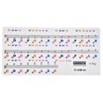 thumbnail image 1 of 61 Key Piano Key Stickers, Removable and Transparent, for Beginners, 1 of 3
