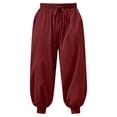 thumbnail image 4 of Dvprdro Mens Lightweight Sweatpants Elastic Waist Super Loose Fit Closed Bottom Fashion Casual Baggy Pants Drawstring Breathable Lounge with Pockets, 4 of 6