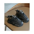 thumbnail image 5 of SIMANLAN Boys Girls Running Shoe Low Top Warm Shoes Non-Slip Sneakers School Breathable Trainers Sports Lace Up Black 9C, 5 of 8