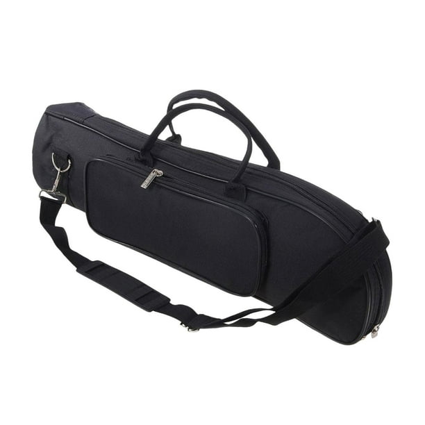Bolsa de transporte para trompeta, estuche para instrumentos de viento con correa para el hombro, funda musical para trompeta, ideal para conciertos,