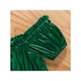 thumbnail image 4 of Franhais Baby Kid Girls Shorts Set, Short Sleeve Off-shoulder Tops with Elastic Waist Shorts Summer Casual Outfit, 4 of 9