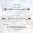 thumbnail image 3 of Unique Bargains 2 Pcs M8 80mm Tige de Direction Réglable Rotule pour 49cc ATV Électrique Go Kart Direction Colonne Suspension, 3 of 6