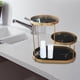 thumbnail image 2 of Estante de almacenamiento de 3 capas para baño, estante de almacenamiento para pinceles de maquillaje, producto para el cuidado de la piel negro Zulema Estante de almacenamiento de baño, 2 of 7