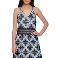 thumbnail image 2 of Moomaya WoMen's Sleeveless Maxi Dress With Trim Lace Spaghetti Strap Summer Wear, 2 of 6
