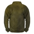 thumbnail image 3 of Sudadera sin capucha para hombre, informal, a la moda, con cuello alto, estampado, con cremallera, jersey de manga larga, blusa de poliéster para hombre, 3 of 3