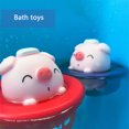 thumbnail image 4 of Juguete de agua Animal de dibujos animados Bebé Juguete de baño Regalo Niño pequeño Natación Ducha Accesorio para olla, Azul Sweethay HA002525-02, 4 of 6