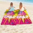 thumbnail image 4 of Personalized Custom Beach Towel - Microfiber Pool Swim Travel Large Soft Customized Name Towel (30"x60"), 4 of 9