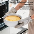 thumbnail image 4 of Anodized Aluminum Round Cake Pan with Removable Bottom, Oimcto Thickened Springform Alternative for Chiffon, Sponge and Cheesecake, Even Heat Distribution, Non-Stick Easy Release, 8 Inch, 4 of 9