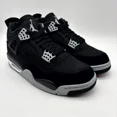 thumbnail image 2 of Ni - ke Air Jordan 4 Retro SE Black Canvas Grey Athletic Shoes Size 7 Men's DH7138-006, 2 of 5