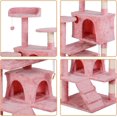 thumbnail image 6 of LINJH 54 in Cat Tree Tower for Indoor Cats Multi-Level Cat Condo Cat Bed Furniture with Scratching Post Kittens Activity Center (Pink), 6 of 11