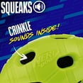 thumbnail image 2 of Nerf Dog TPR Bash Crinkle & Squeak Football Dog Toy, 6 inch, 2 of 10