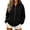 Black, variant on Iyufng Women's Full Zip Hoodie Jackets, Drawstring Long Sleeve Oversized Loose Hooded Sweatshirt Coat with Pockets for Fall Winter Casual Daily Outfits