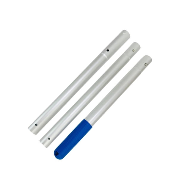 Poste de limpieza de piscina ajustable resistente para extensión empalmada de red de piscina 3 Secciones 110cm