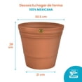 thumbnail image 2 of Kit 3 Macetas para Interiores y Exteriores 13 Litros, 2 of 4