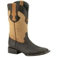 thumbnail image 2 of Ferrini Mens Acero Elephant Print Square Toe Cowboy  Mid Calf Boots, 2 of 4