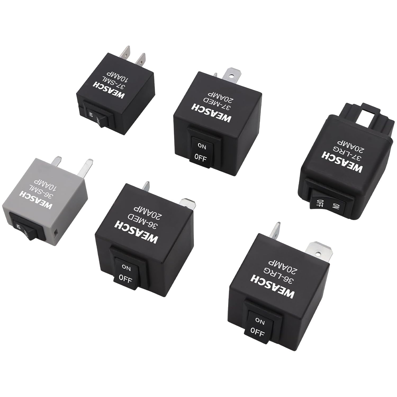 Relay Bypass Switch & Diagnostic Tester - 9038 Tester Kit, Scan Tool, Fuel Pump Relay Bypass Master, Replaces 9036/9037, Compatible with Domestic GM, BMW, Audi, Chrysler (6-Pack)