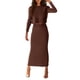 thumbnail image 1 of Conjunto de Suéter para Mujer PRETTYGARDEN 2 Piezas Top Corto y Falda Talle S, 1 of 9
