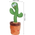 thumbnail image 2 of Juguete de peluche de cactusLindo juguete electrónico de cactus bailando y cantandoupport Sailing Electrónica, 2 of 5
