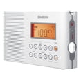 thumbnail image 2 of Sangean Portable AM/FM Weather Band Emergency Waterproof Shower Clock Radio With Large easy to read LCD Display, 2 of 4