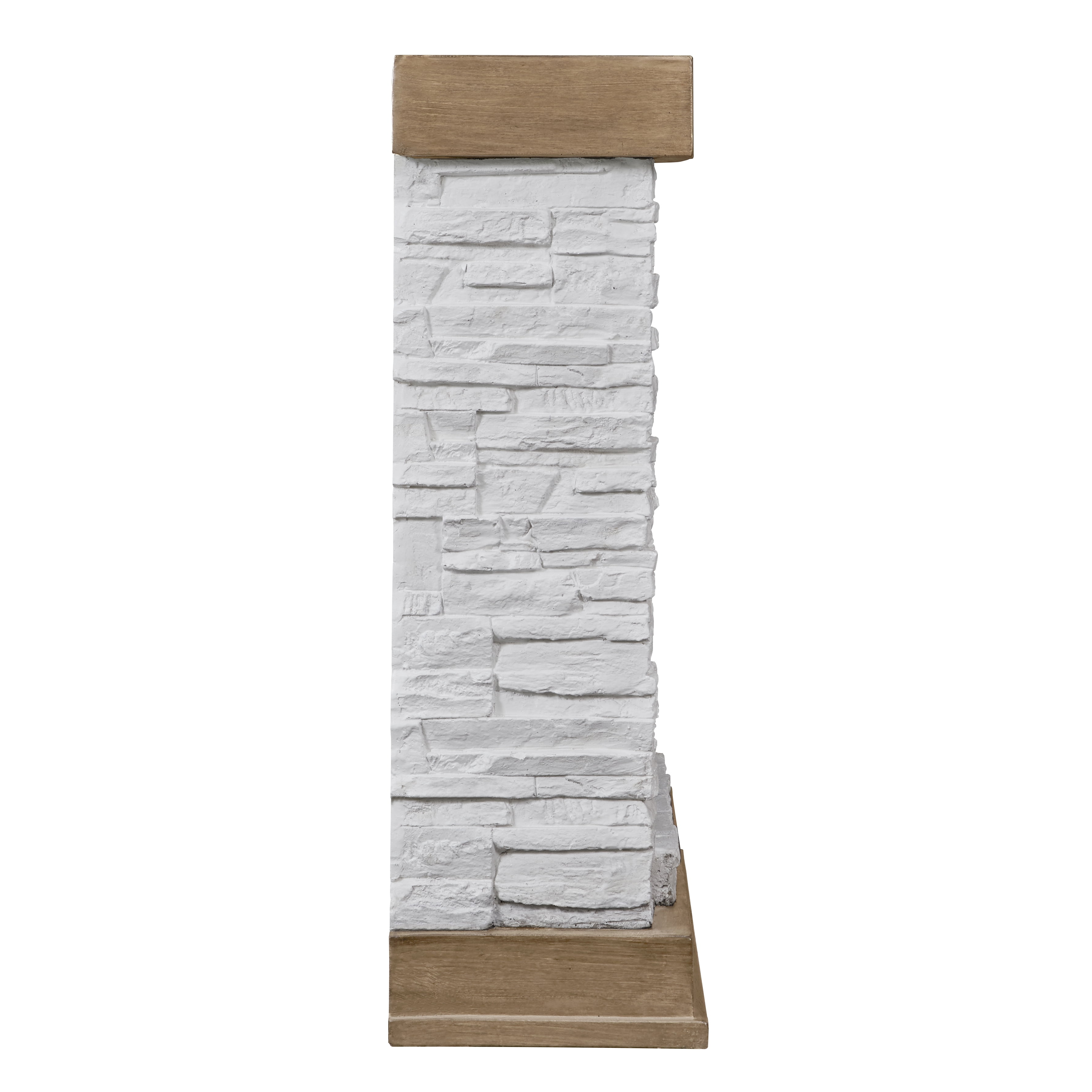 duraflame® Wall Mantel Electric Fireplace, Rustic White