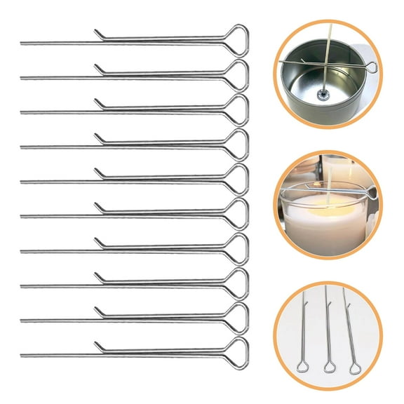 10pcs Candle Wick Centering Tools Carbon Steel Wick Holders Metal Wick Centering Tool DIY Wick Holders for Candle Making