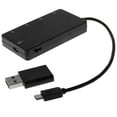 thumbnail image 1 of Concentrador USB Multipuerto 4 Puertos Distribuidor Puertos USB 2.0 Concentrador de Conexiones USB con Conector Micro USB CUTICAT Adaptador de concentrador micro USB OTG, 1 of 8