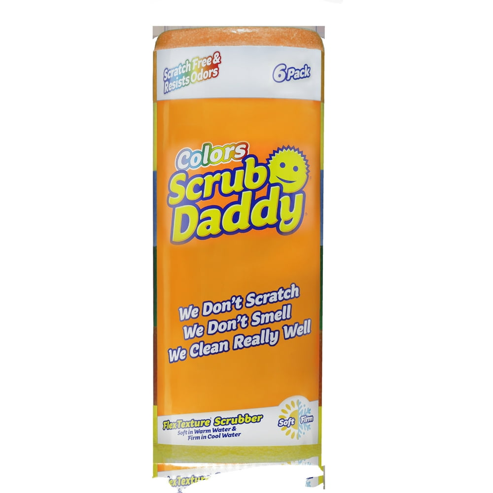 3 Pack Scrub Daddy Colors 6ct Roll