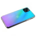 thumbnail image 3 of Apple iPhone 11 PRO MAX Phone Case Hybrid Gradient Transparent Colorful Stars Aurora Cover + Soft TPU Bumper Frame Holographic Rainbow Bling Glitter Impact Resistant Cover for iPhone 11 Pro Max /6.5", 3 of 7
