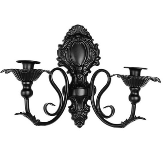 Metal Wall Candle Sconces Candelabra Decorations Ideal for Stick Candles Bedroom Table Centerpieces Room Home