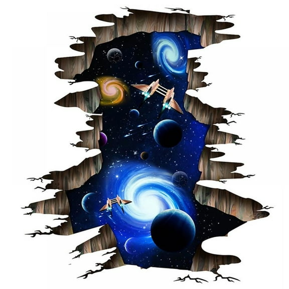 3D Floor Stickers, Floor Decal 3D Wallpaper Decals Removable Floor Sticker