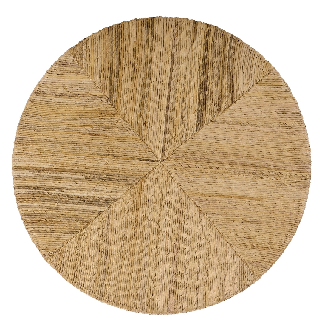 Safavieh Couture Rolando Abaca Round Coffee Table, Natural