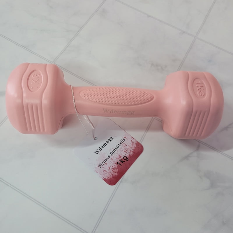 Wdemngg Fitness Dumbbells Non-Slip Hand Weights for Home Strength Training