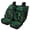 Frog Mandala, variant on Pzuqiu Tropical Floral Print Car Seat Covers 3 Pieces, Car Seat Protector Set Polyester Interior Easy to Install for Trucks Sedans Most Sedans