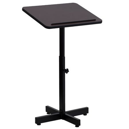 Folding Lectern - Flash Furniture Adjustable Height Metal Lectern