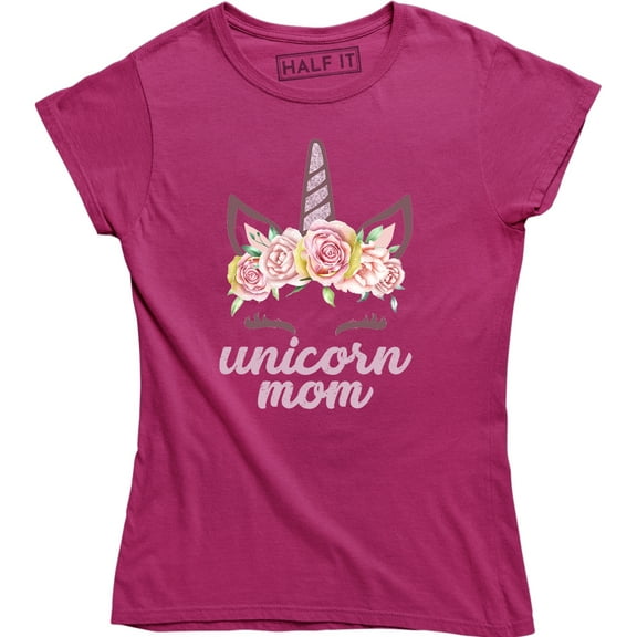 Unicorn Mom - Magical Rainbows Mothers Day Gift Present Women's Tee Shirt