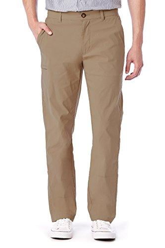 Unionbay Men's Rainier Lightweight Comfort Travel Tech Chino Pants Color:  Khaki, Size: 36W x 32L