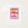 thumbnail image 4 of Preppy Tropical Fish Graphic Tee, Colorful Coastal Beach T-Shirt, Summer Vacation Fishing Top, Unisex Cotton Shirt, 4 of 9