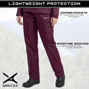 Arctix Women's River Rain Pant, Plum, Medium
