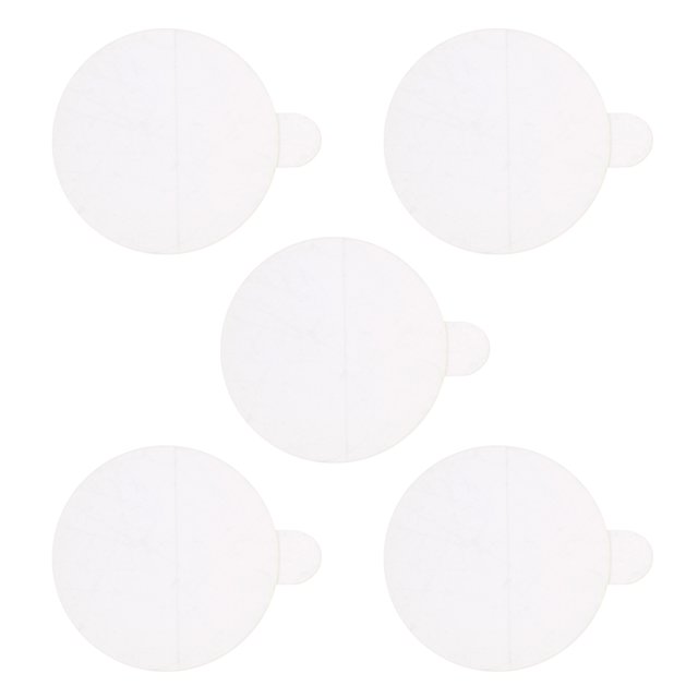 Unique Bargains 25mm Soft TPU Matte Anti Glare Clear Round Watch Glass Screen Protectors 5 Pack