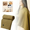 thumbnail image 2 of Hearth & Gear USB Car Outdoor Camping Heating Blanket Washable Warm Body Heating Cover Blanket Cape Cordless Heating Pad Rechargeable Home Fitness Code 60 up Exercise Pedal under Desk Tub Bar Exercise, 2 of 7