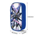 thumbnail image 4 of Mobile Suit Gundam Big Capacity Pencil Case, Large Storage Pencil Pouch Pen Case Bag with Zipper, Pencil Case for Office Supplies, 4 of 8