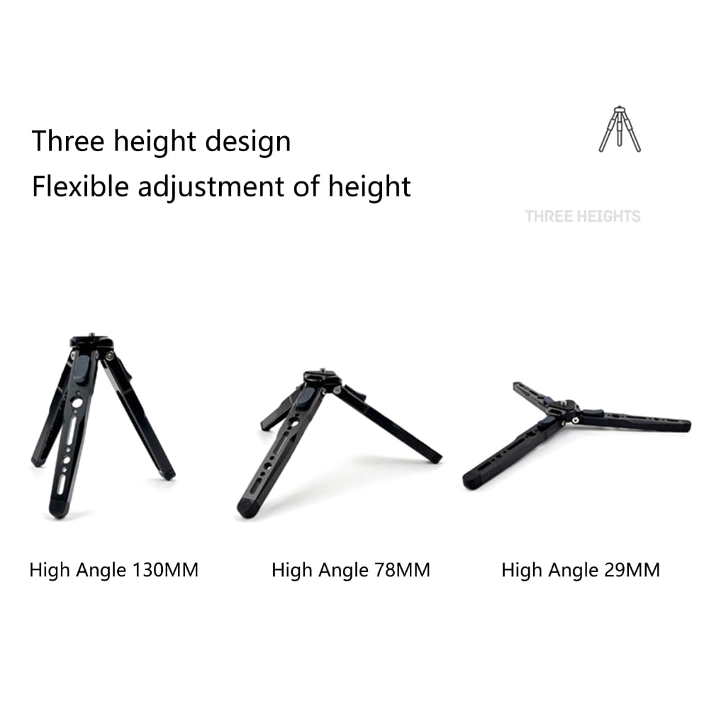 Portable Cellphone Tripod for Camera Phone Phone Holder Action Camera Adapter Stable Grip Portable Recording Accessories