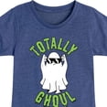 thumbnail image 3 of Instant Message - Fall - Totally Ghoul; Cool Ghost - Toddler & Youth Girls Short Sleeve Graphic T-Shirt, 3 of 6